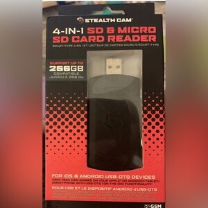 Stealth Cam Trail Camera 4-In-1 iOS & Android SD & Micro Card Reader 256GB NEW